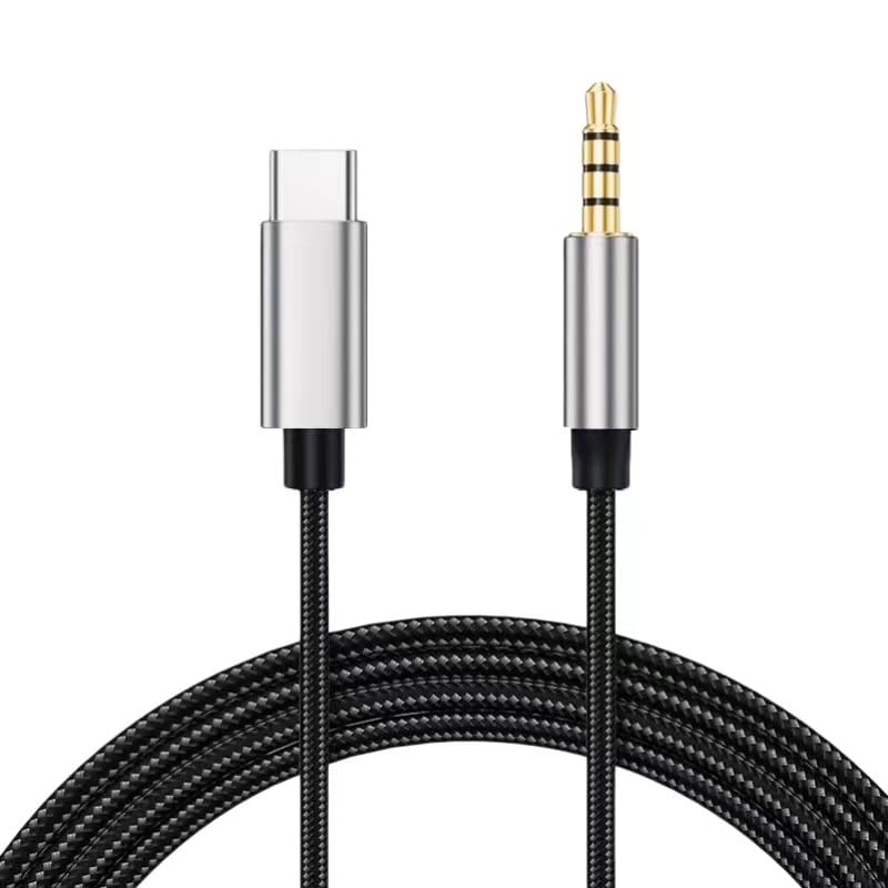 Verilux® 6.56FT/2M USB C to 3.5mm Audio Adapter, 4-Pole Hi-Fi Stereo Sound 3.5mm TRRS Headphone Stereo Cord Verilux® 6.56FT/2M USB C to 3.5mm Audio Adapter, 4-Pole Hi-Fi Stereo Sound 3.5mm TRRS Headphone Stereo Cord
